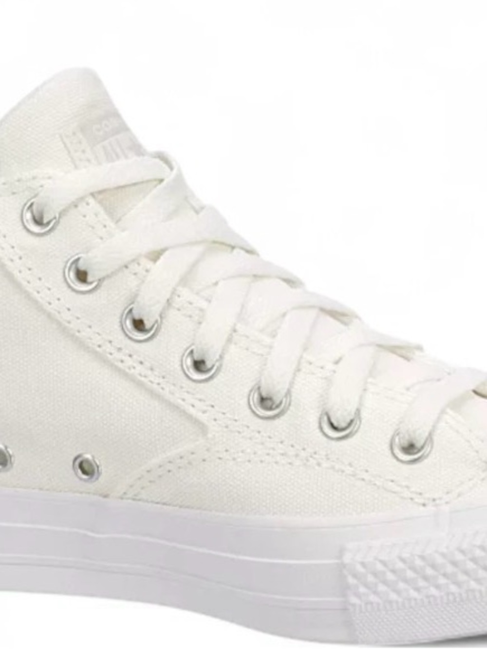 Converse White High-Top Canvas Sneakers